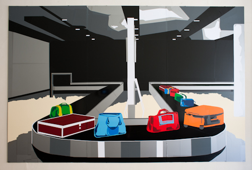 t.w.five's 'Luggage Carousal' at the Air Travel Exhibition at Corridor 2122