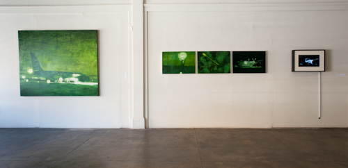 Stephen Dent's paintings at the CONTACT