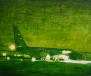 Painting by Stephen Dent titled "Aircraft"