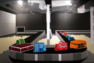 Small image of t.w. five's "Luggage Carousel" vinyl on aluminium