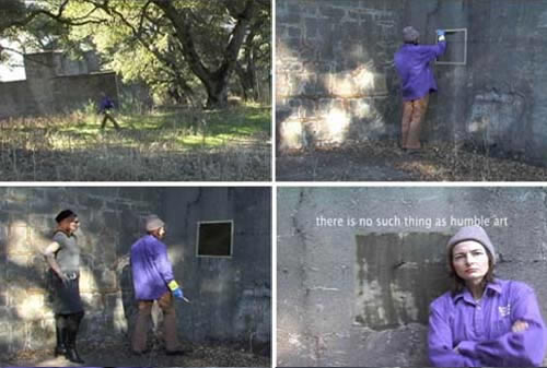 video stills from can art be humble project